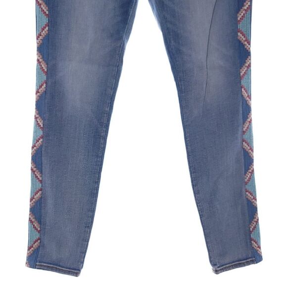 Driftwood Jackie High Rise Size W28 L28 Embroidered Jeans Womens - Picture 3 of 14